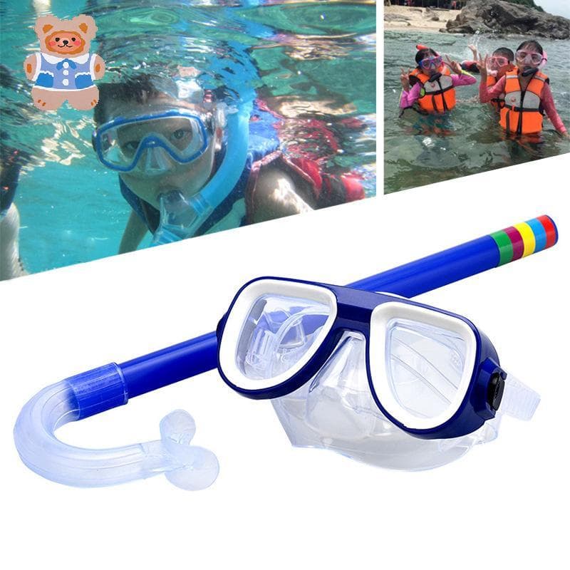 Máscara De Mergulho Com Snorkel , Óculos De Natação Snorkels Secos , Equipamento De Tubo , Não Tóxico