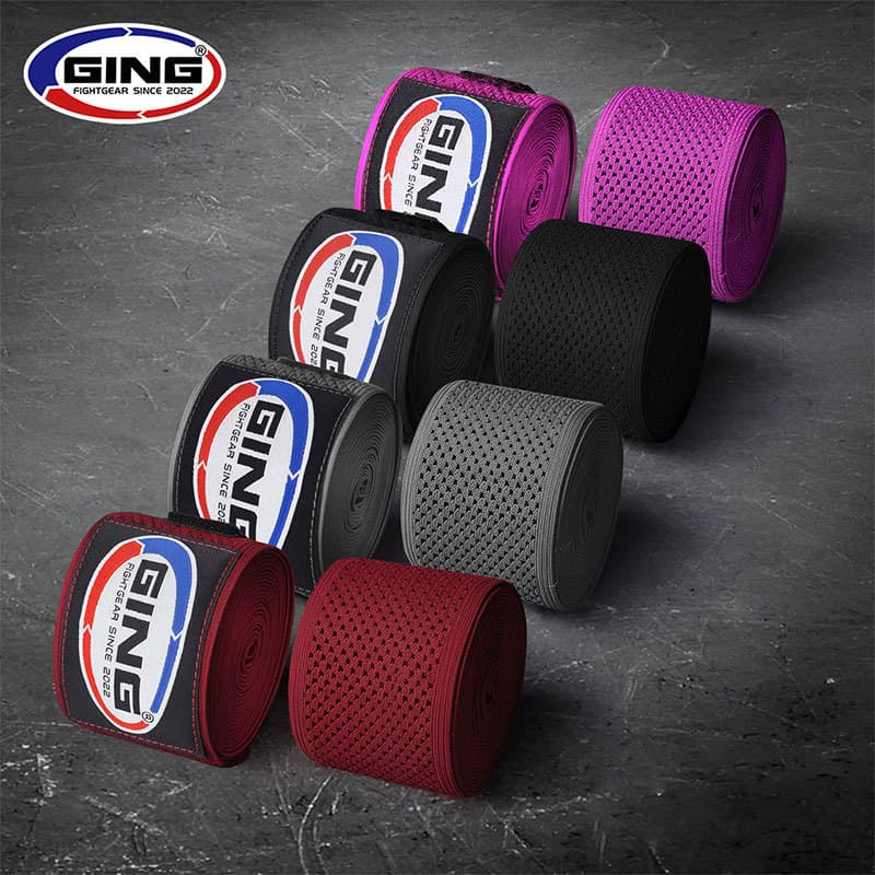 Caixa Bandagem de boxe Protetor de mão Bandagem de proteção de mão Bandagem de luta Muay Thai Sanda Bandagem de boxe Pro