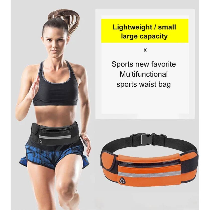 [Com Suporte para Garrafa] Pochete de corrida para esportes ao ar livre e atividades físicas. Cinto/Esporte/Corrida