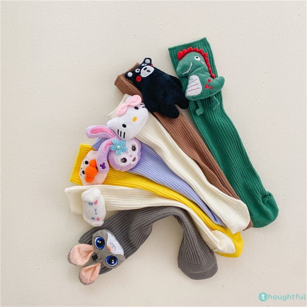 Meias De Boneca Fofas E Atenciosas Meias Femininas Populares Design De Moda Meias Térmicas De Algodão De Inverno Meias D