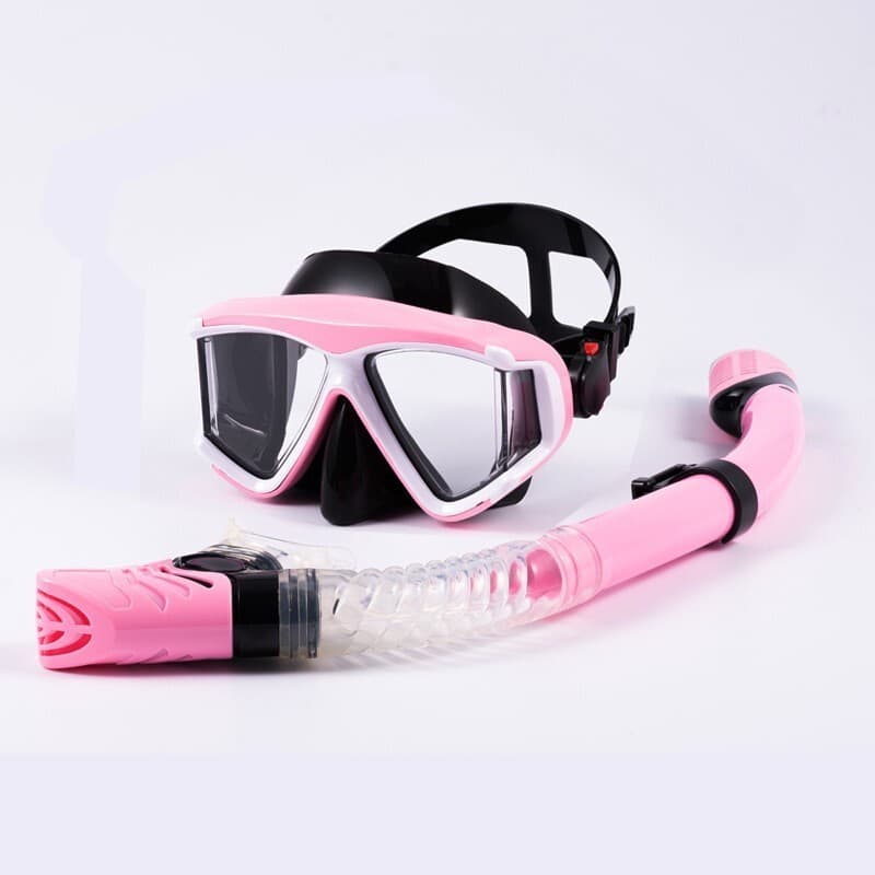 Óculos de mergulho com Snorkel, conjunto de máscara de natação para mergulho com Snorkel, equipamento de mergulho de Sil