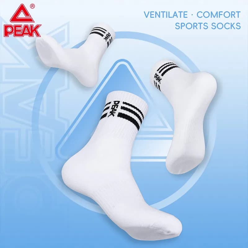 Escolha meias esportivas masculinas absorventes de suor respirável correndo meias de basquete treinamento meias antibact