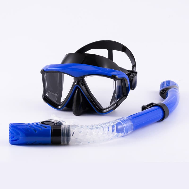 Óculos de mergulho com Snorkel, conjunto de máscara de natação para mergulho com Snorkel, equipamento de mergulho de Sil