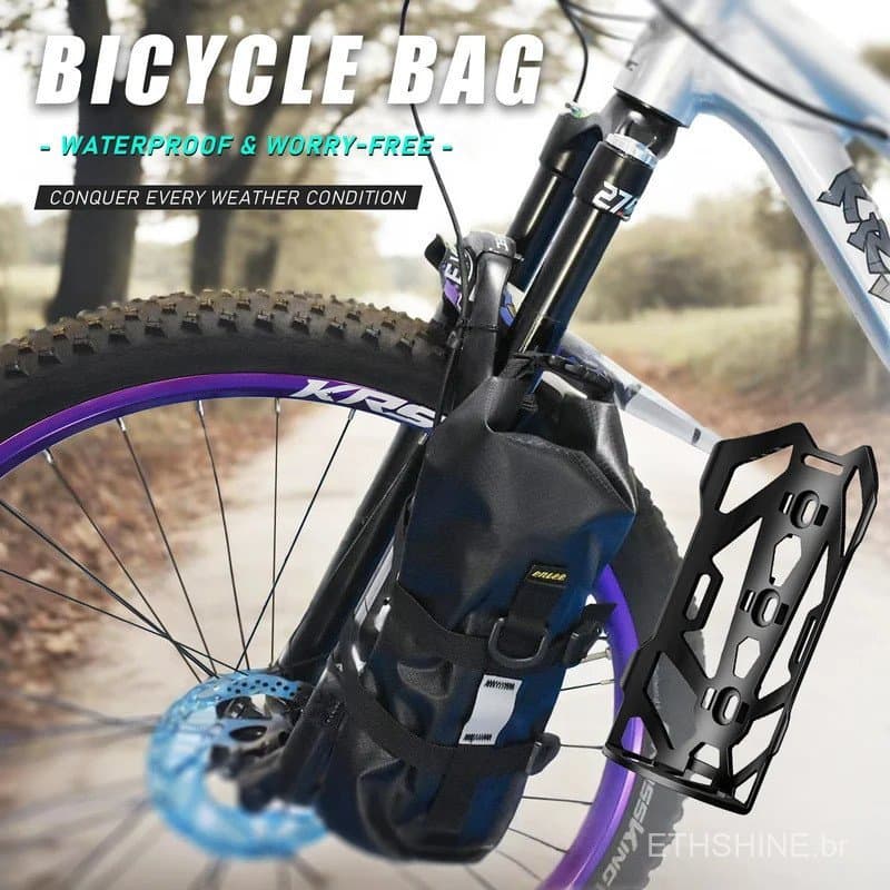 Suporte para Bolsa de Bicicleta Fácil de Instalar, Multifuncional, Suporte de Áudio para Bicicleta, Suporte para Garrafa