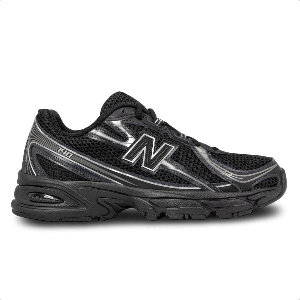 Tênis New Balance Unissex 740 Casual preto e cinza