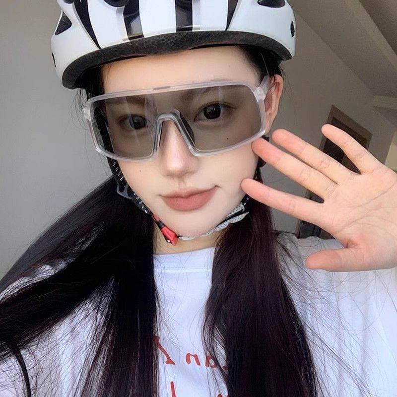 Óculos de ciclismo óculos de sol que mudam de cor polarizados Anti-ultravioleta óculos de montanhismo