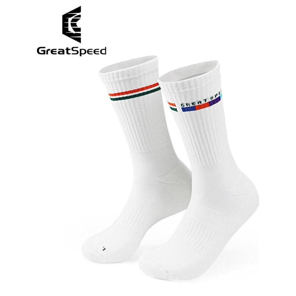 Quatro GreatSpeed GreatSpeed GreatSpeed Meias de Tênis Francesas Homens Mulheres Meias Casuais Meias Esportivas Toalha F
