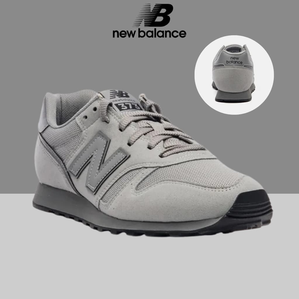 Tênis New Balance 373V2 Masculino Camurça Cinza