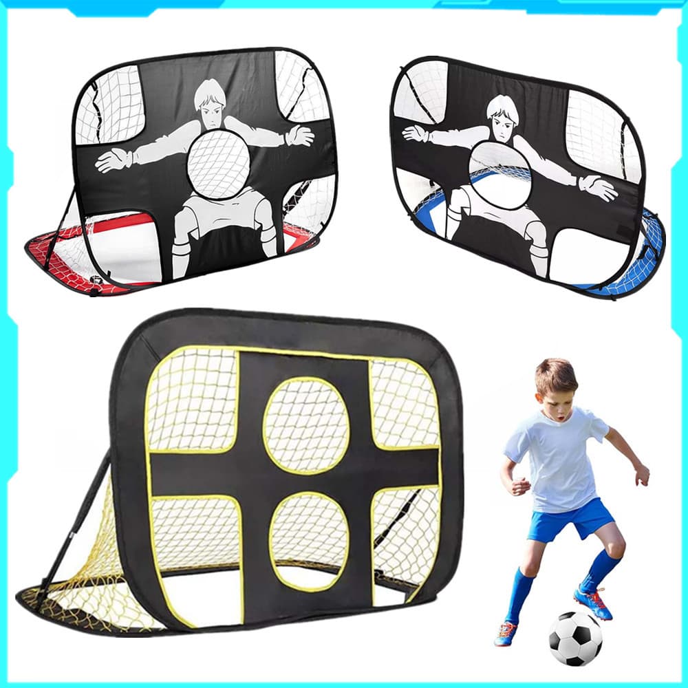 Rede de gol de futebol, rede de treinamento de alvo de futebol, rede de tiro de futebol infantil ao ar livre