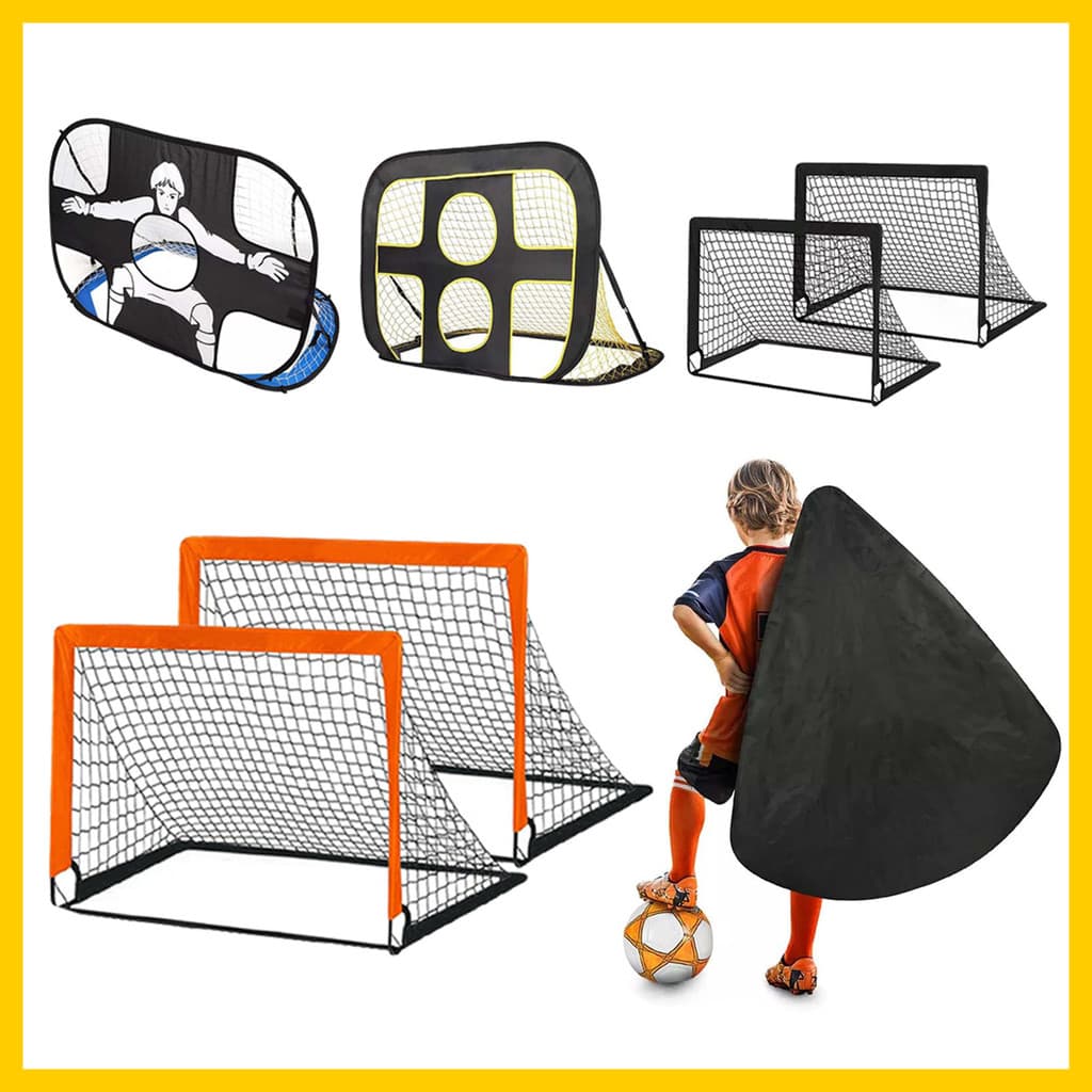 Redes de gol de futebol infantil, redes de treinamento juvenil, usadas para treinamento de futebol