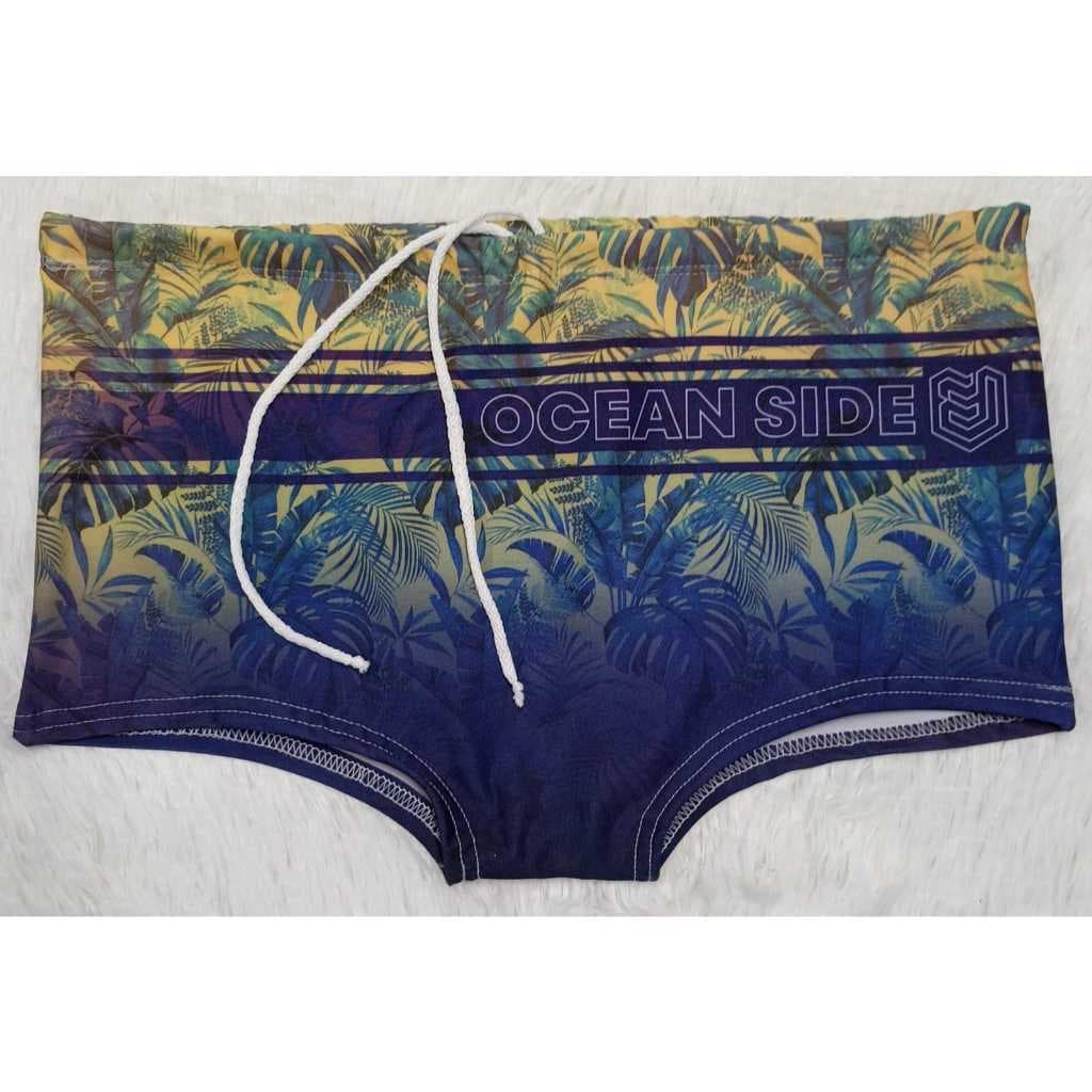 Kits com  3 sungas ou, 2 sungas ou 1 sunga Boxer Masculina Estampada Tropical – Moda Praia e Piscina Verão Adulto ️