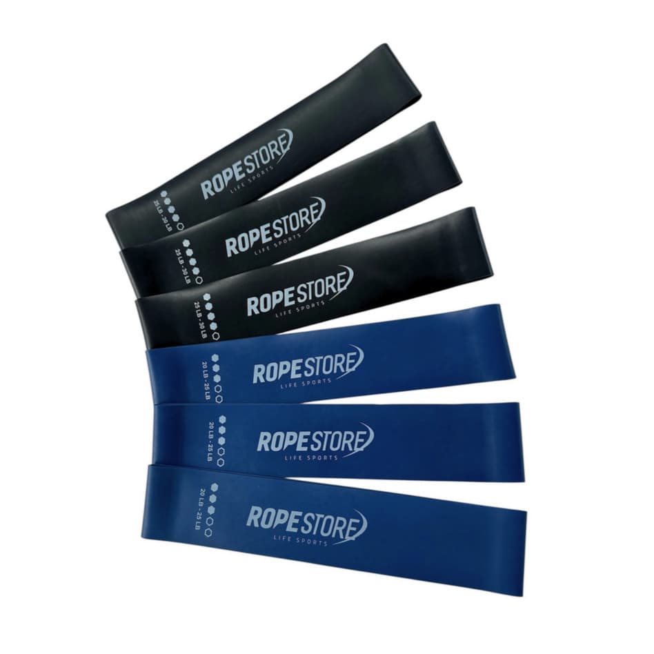 Kit 3 Mini Bands Tensão Forte e 3 Mini Bands Extra Forte