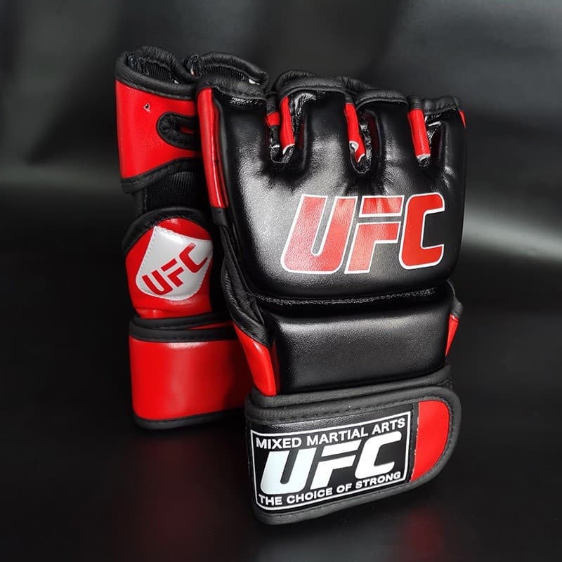 Luvas de boxe de meio dedo Luvas de Muay Thai Sanda Fighting UFC Luvas de boxe MMA Luvas de boxe