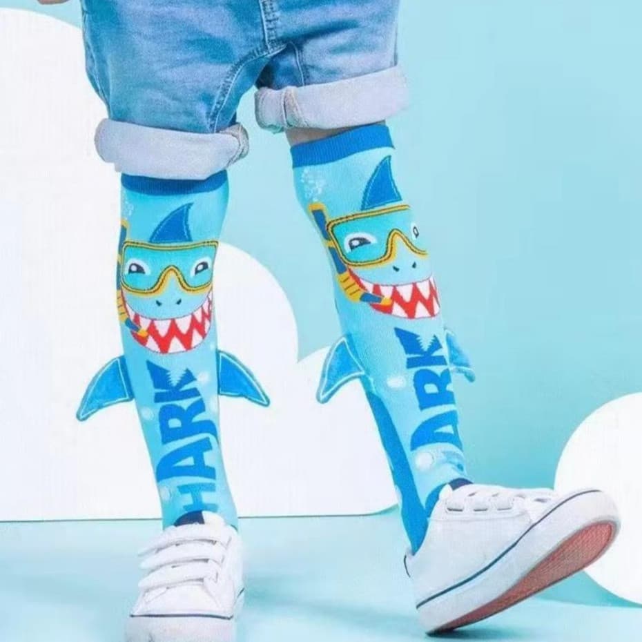 Meia Divertida 3D Menino e Menina Infantil Crazy Socks Meia Maluca Festa Carnaval Criança Tam Único (24 ao 34)