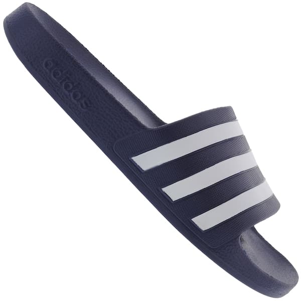 Par de Chinelos Adidas Adilette Aqua Azul e Branco