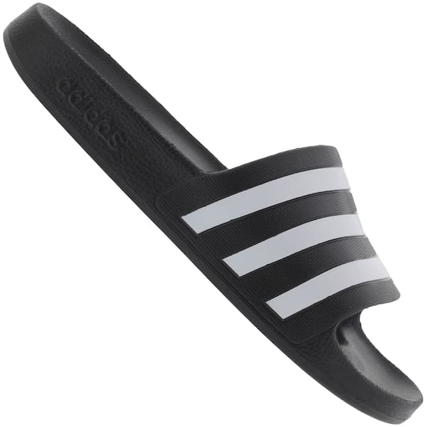 Chinelo Adidas Adilette Aqua preto e branco