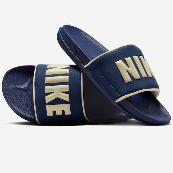 Chinelo Nike Offcourt - Slide - Masculino azul e branco