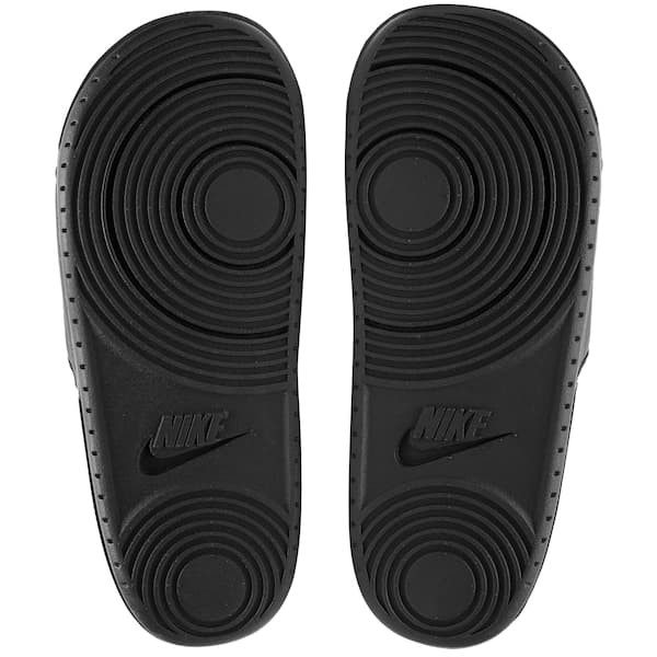 Sola do Nike Offcourt Slide Masculino Preto, com logo e design ventilado.