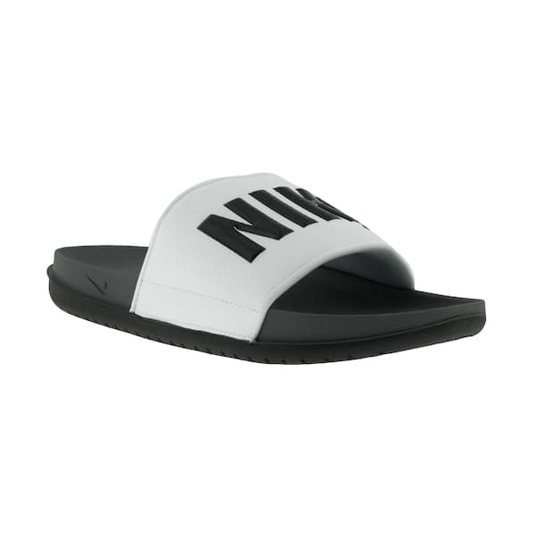 Nike Offcourt Slide, chinelo masculino preto e branco com logo.