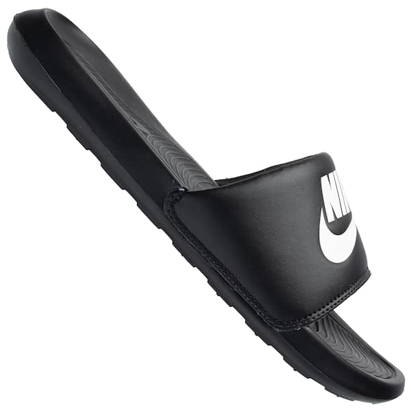 Chinelo Nike Victori Masculino Preto com Logotipo Branco