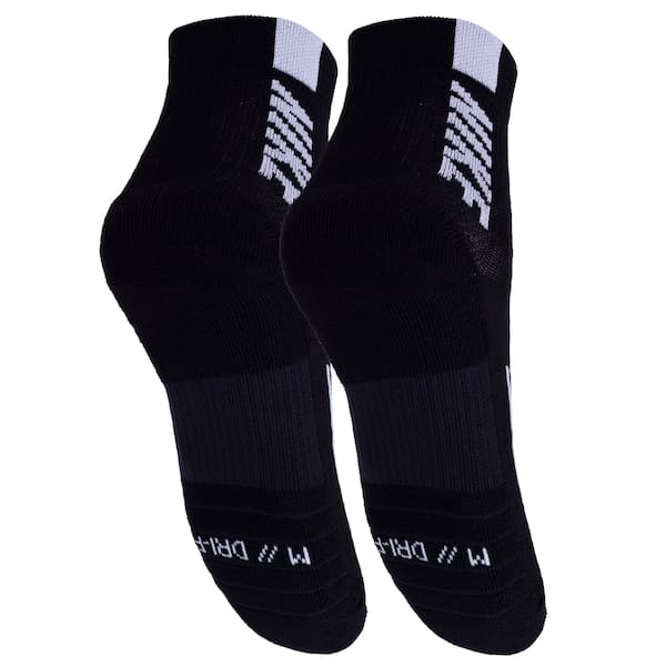 Kit Meia Cano Médio Nike Multiplier Corrida 2 Pares Adulto