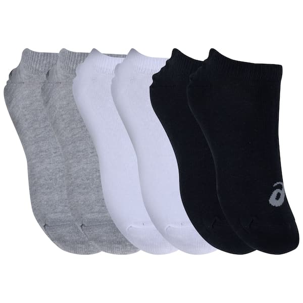 Kit de Meia Asics No Show Soft - Adulto - 3 Pares - 39 a 43