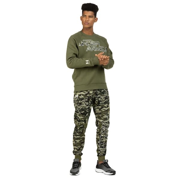 Blusa de Moletom Under Armour Masculina Rival Flc Camo