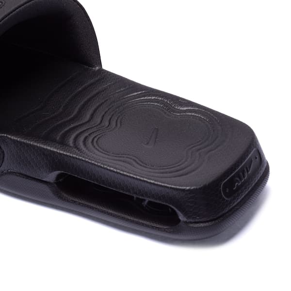 Nike Air Max Cirro Slide Sandal Adult Black, detalhe da sola com tecnologia Air Max.