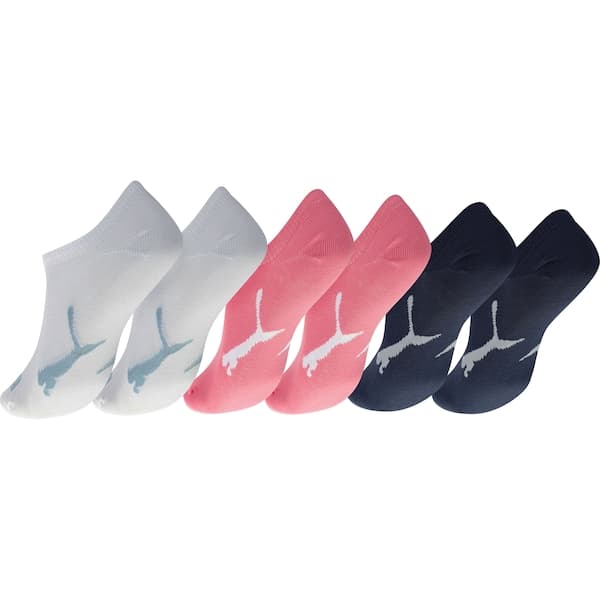 Kit de Meias Puma Esportiva Sapatilha com 3 Pares 34 a 39 - Feminina