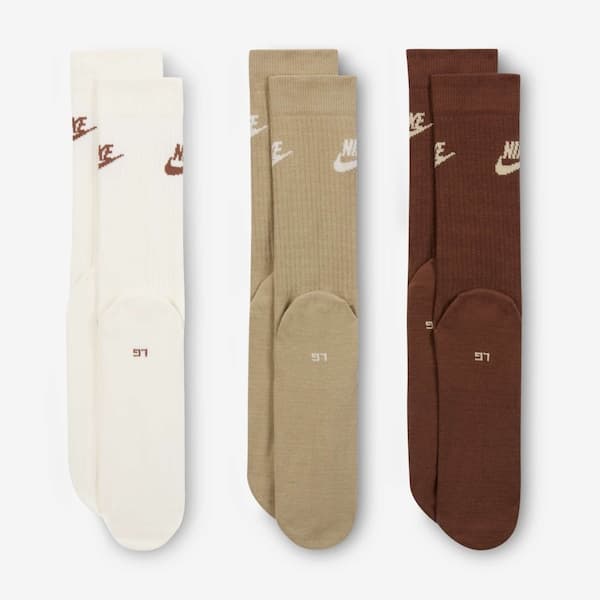Kit de Meias Nike Sportswear Everyday Essential Crew Unissex