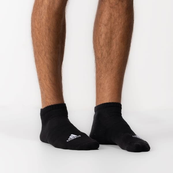Kit de Meias adidas Cano Baixo com 6 Pares - Adulto