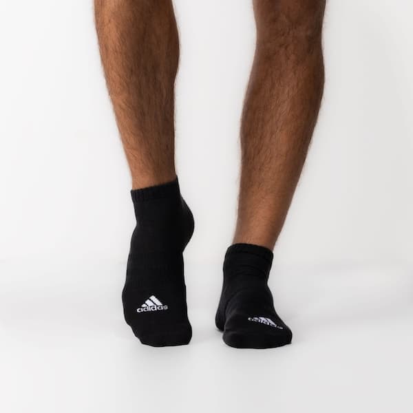 Kit de Meias adidas Cano Baixo com 6 Pares - Adulto
