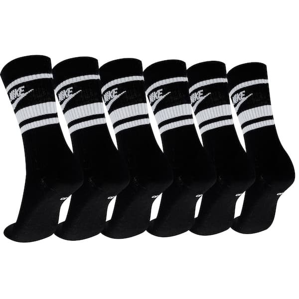 Kit de Meias Cano Alto Nike Essential Crew 3 Pares Adulto