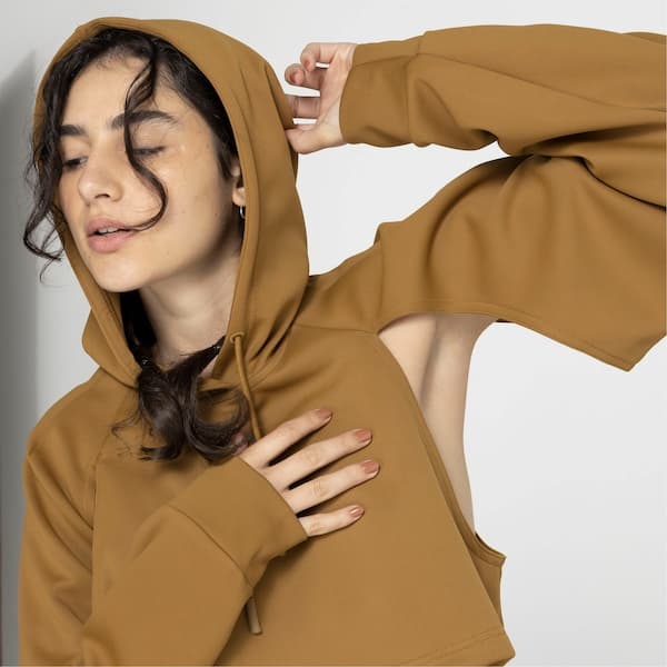 Blusa de Moletom Cropped Feminina adidas com Capuz Hiit