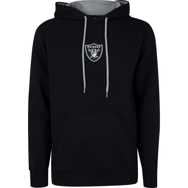 Blusa de Moletom Las Vegas Raiders New Era NFL Masculina com Capuz Básico Sazon
