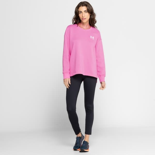 Blusa de Moletom Feminina Under Armour Rival Fleece Over