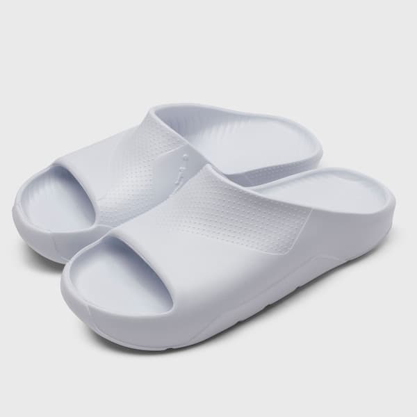 Par de chinelos brancos Nike Jordan Post Slide
