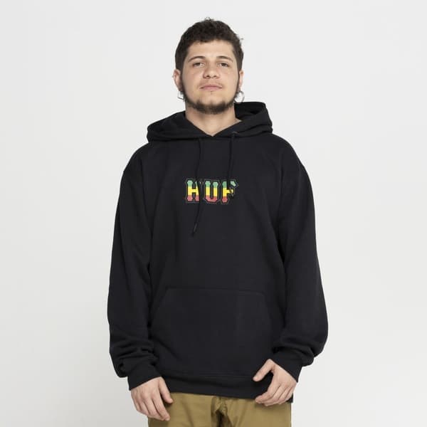 Blusa de Moletom Huf com Capuz Careca Righteous