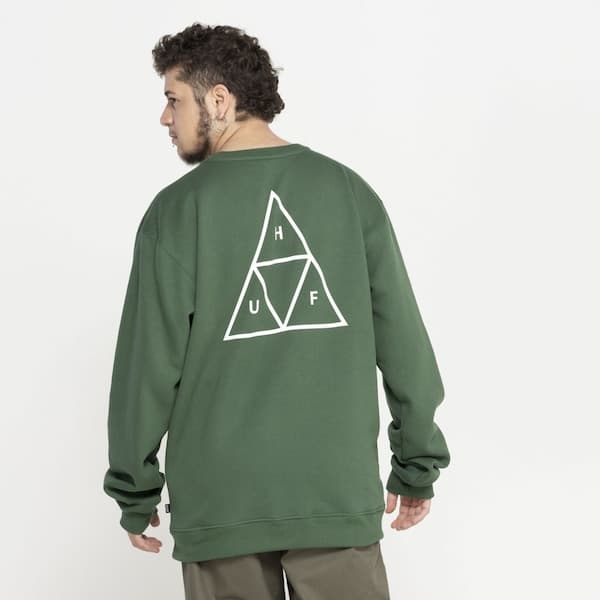 Blusa de Moletom Huf Careca Essentials TT Crew