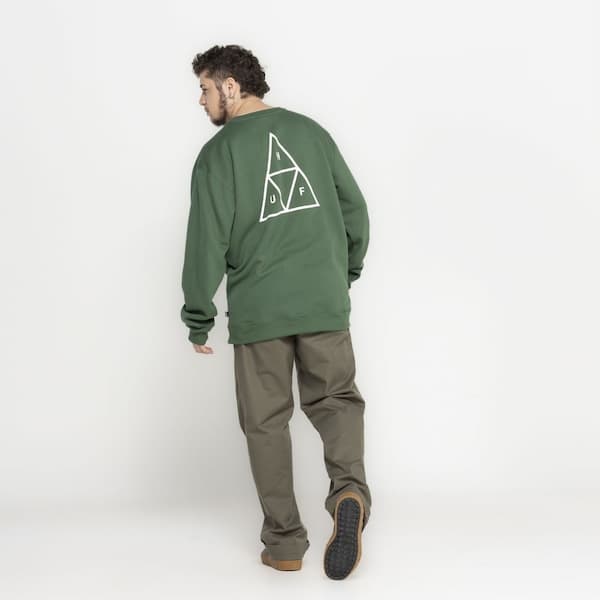 Blusa de Moletom Huf Careca Essentials TT Crew