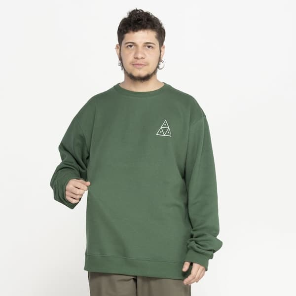 Blusa de Moletom Huf Careca Essentials TT Crew