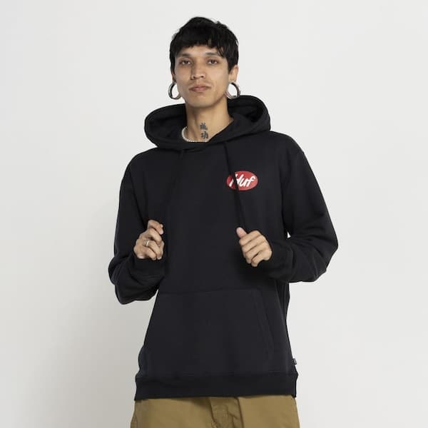 Blusa de Moletom Huf com Capuz Canguru Cereal Killer