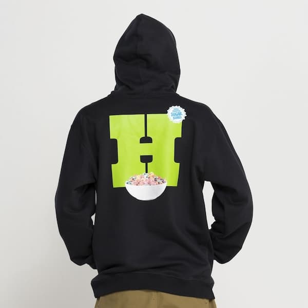 Blusa de Moletom Huf com Capuz Canguru Cereal Killer