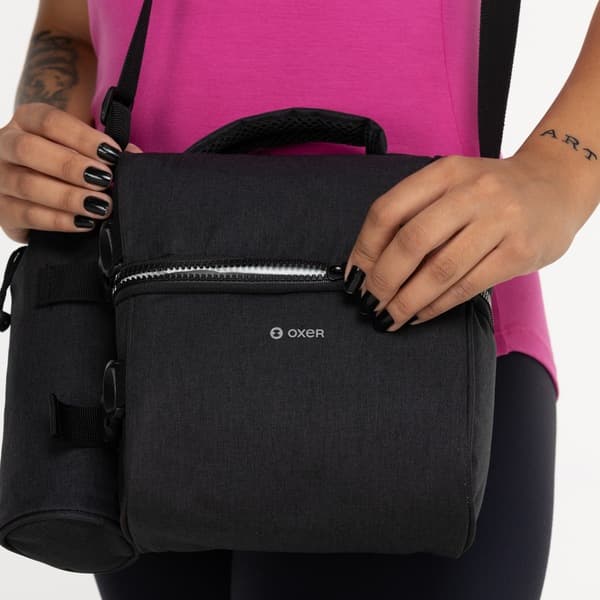Lancheira Oxer com Suporte para Garrafa