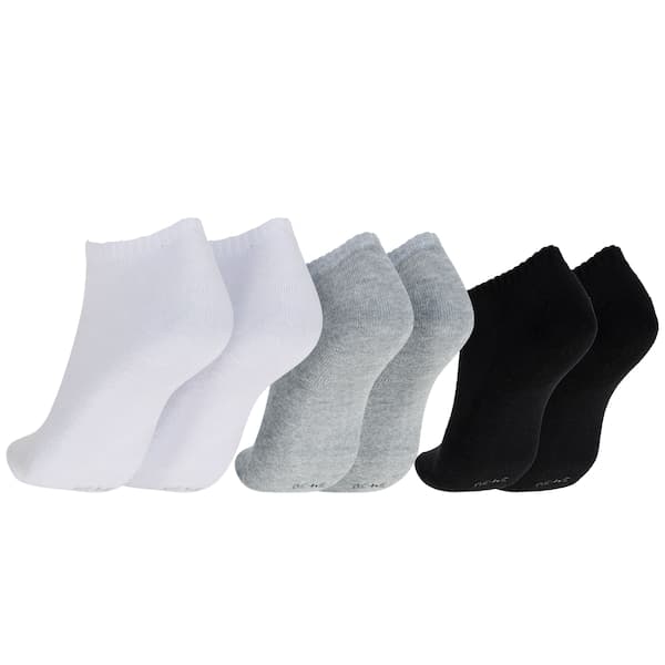 Kit 3 Pares de Meias Cano Baixo Atoalhadas Oxer Adulto