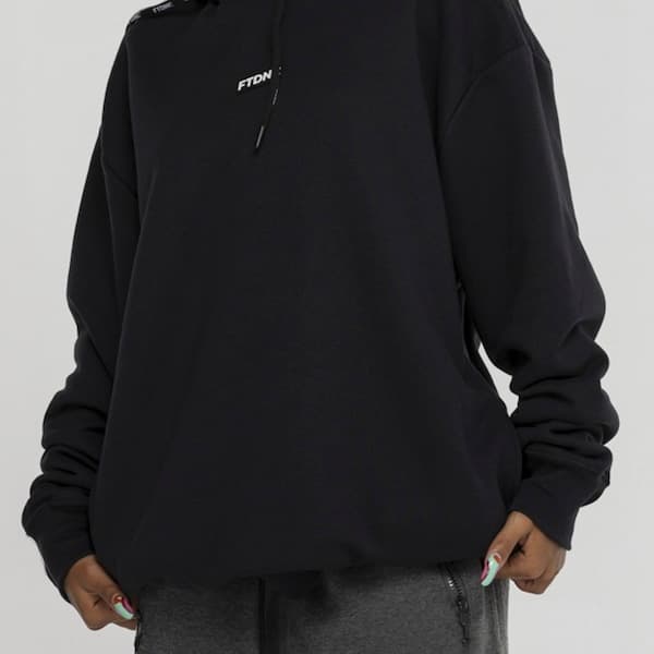 Blusa de Moletom FTDNC com Capuz Estampado