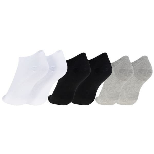 Kit 6 Pares de Meias Cano Curto No Show Soft Tamanho 39-44 ASICS Adulto