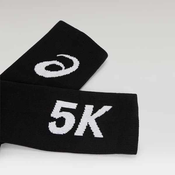 Meia Para Corrida Rally Crew 5k Cano Alto Tamanho 34-38 ASICS Adulto