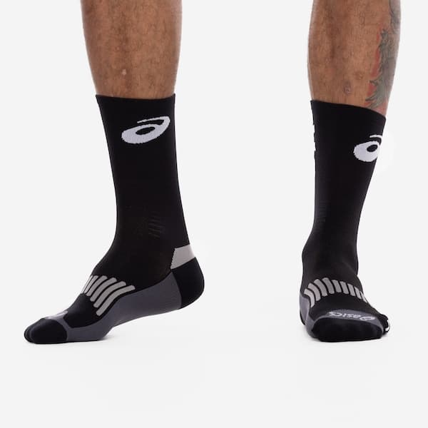 Meia Para Corrida Rally Crew 5k Cano Alto Tamanho 39-44 ASICS Adulto