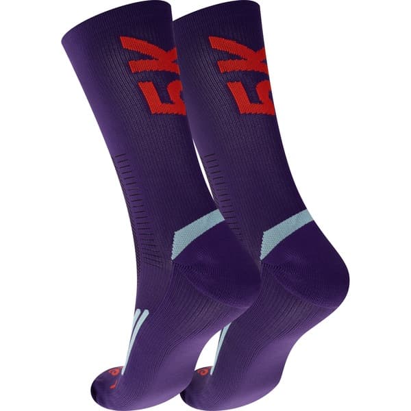 Meia Para Corrida Rally Crew 5k Cano Alto Tamanho 39-44 ASICS Adulto